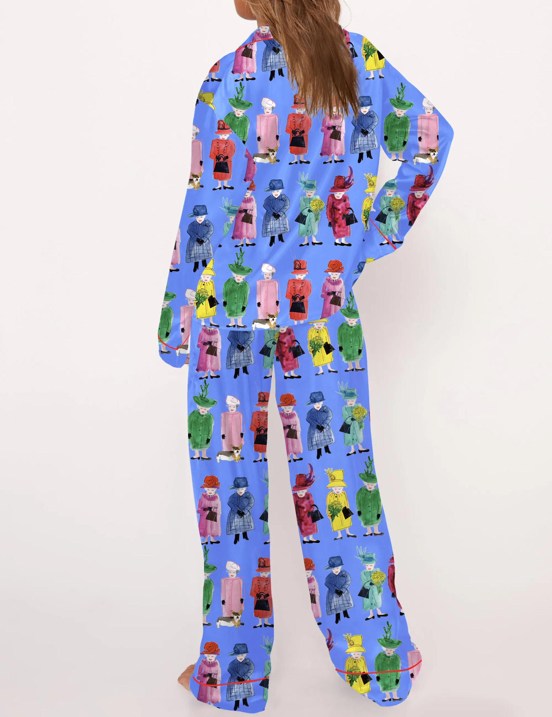 Queen Elizabeth II Rainbow Pajama Set