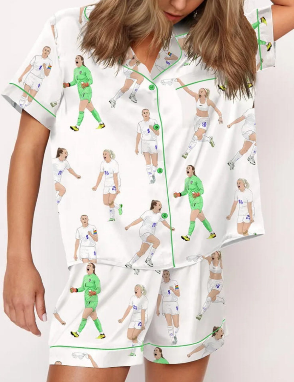 England Lionesses Women's Football Pajama Set