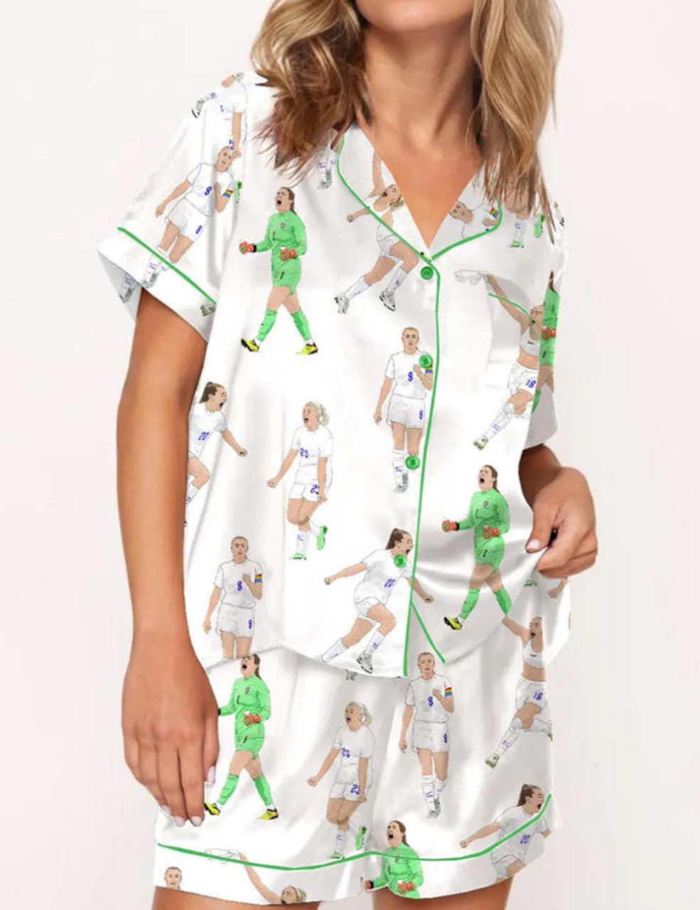 England Lionesses Women's Football Pajama Set