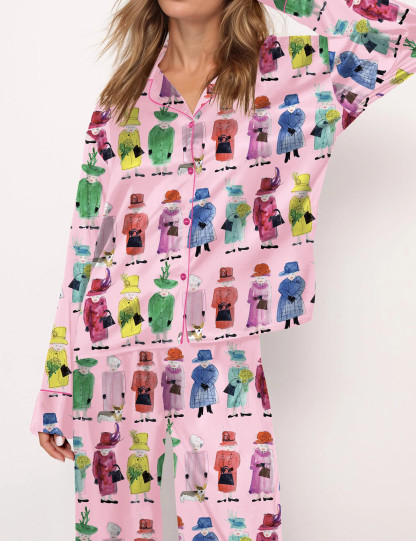 Queen Elizabeth II Rainbow Pajama Set