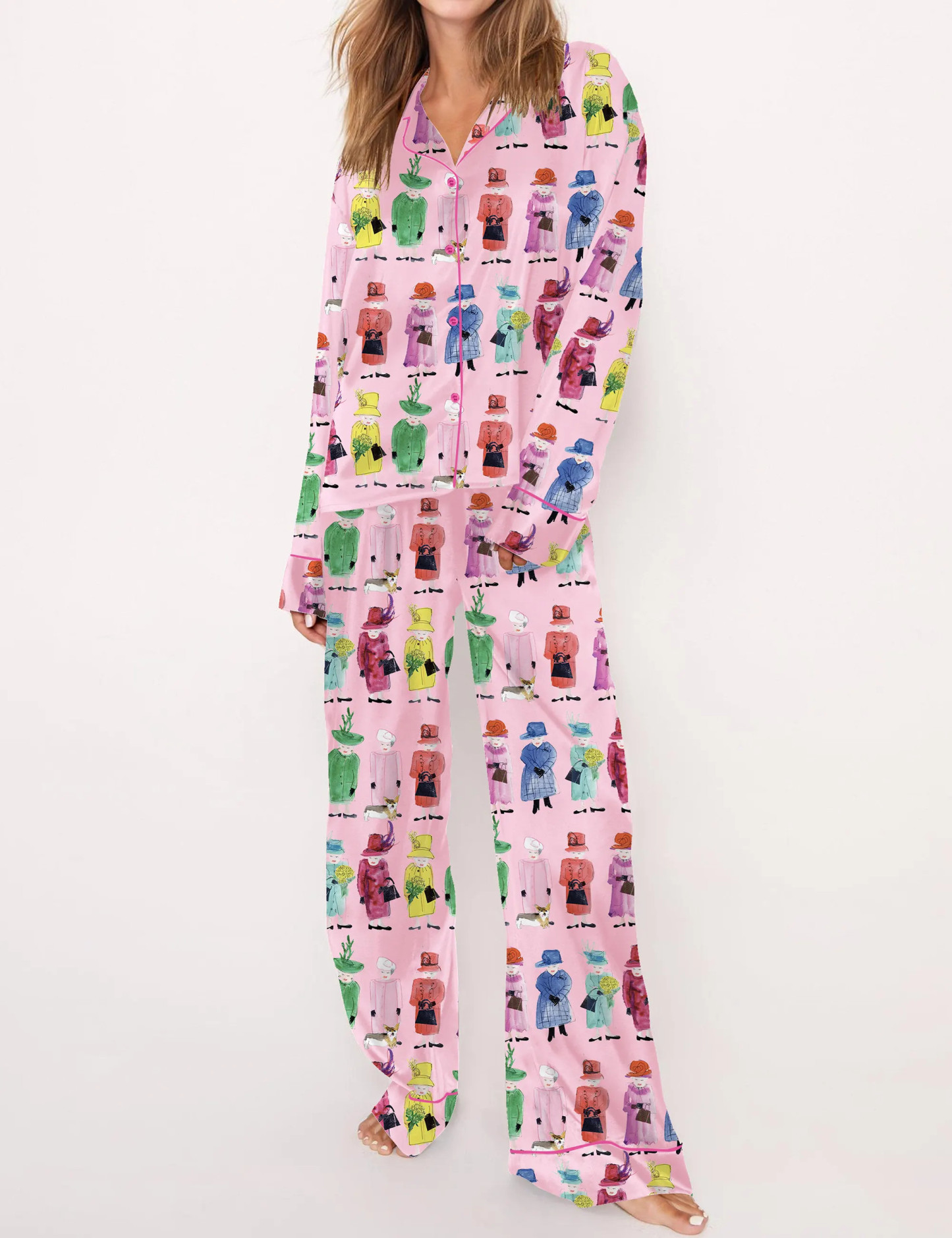 Queen Elizabeth II Rainbow Pajama Set