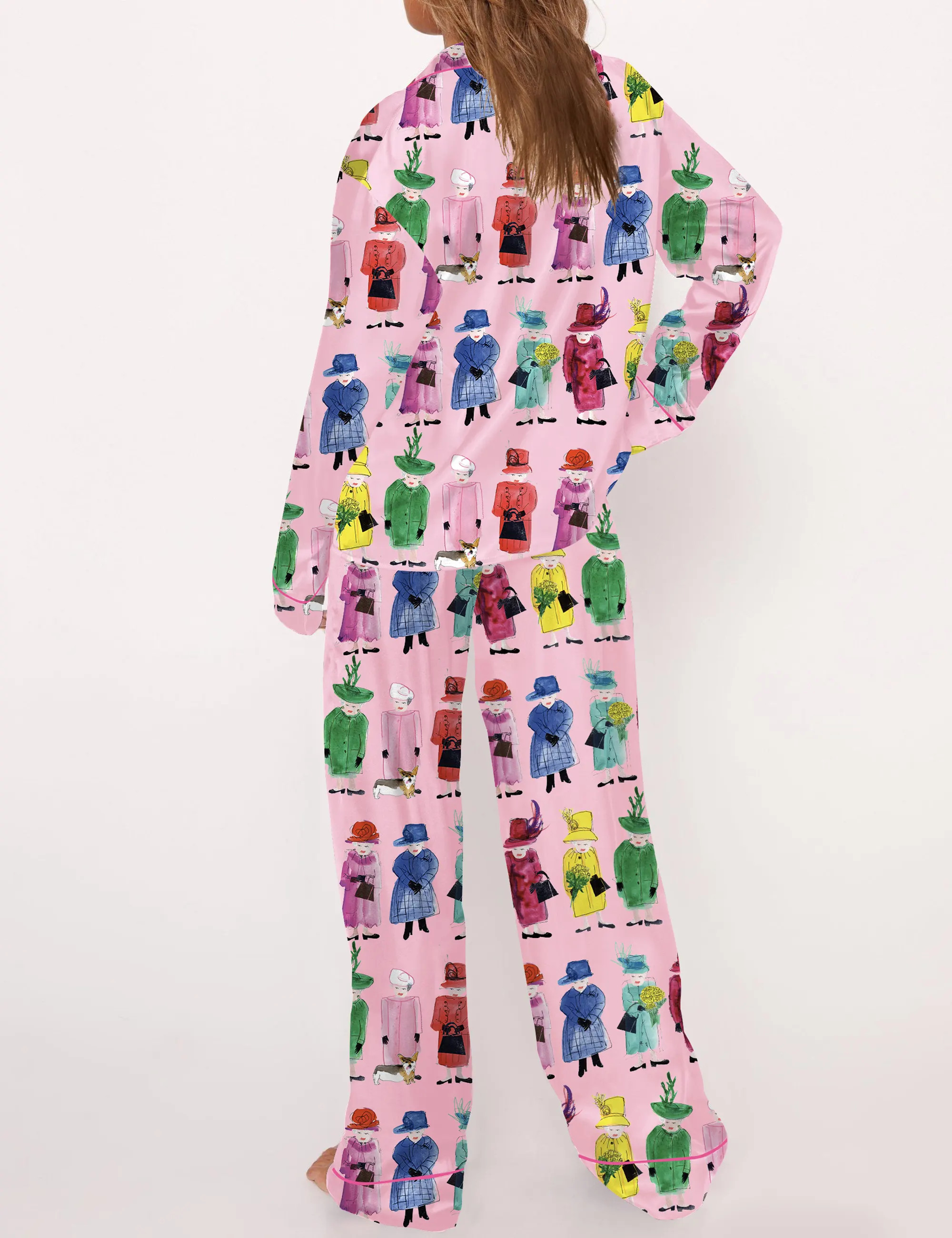 Queen Elizabeth II Rainbow Pajama Set