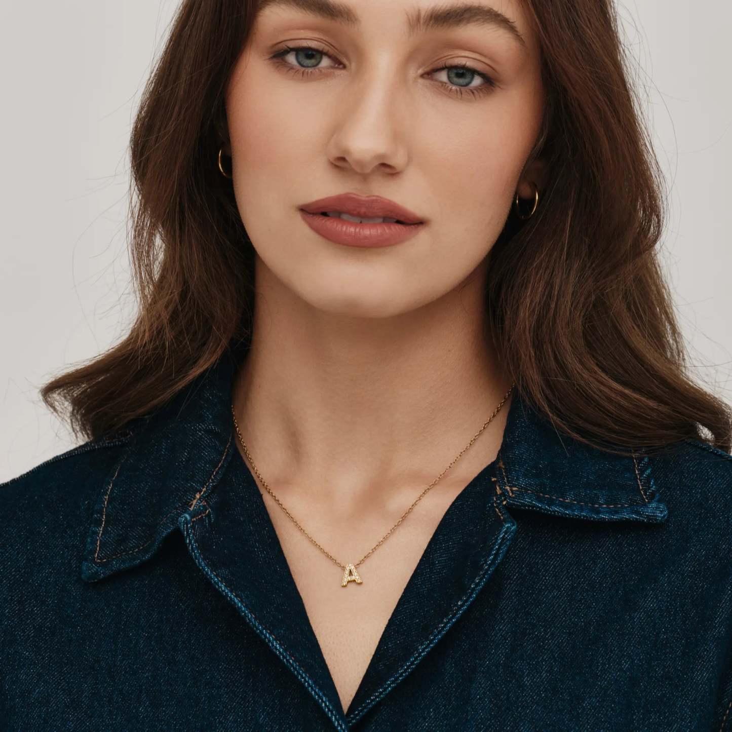 Pavé Initial Necklace