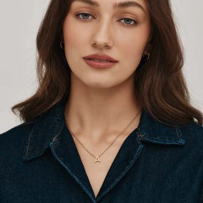 Pavé Initial Necklace
