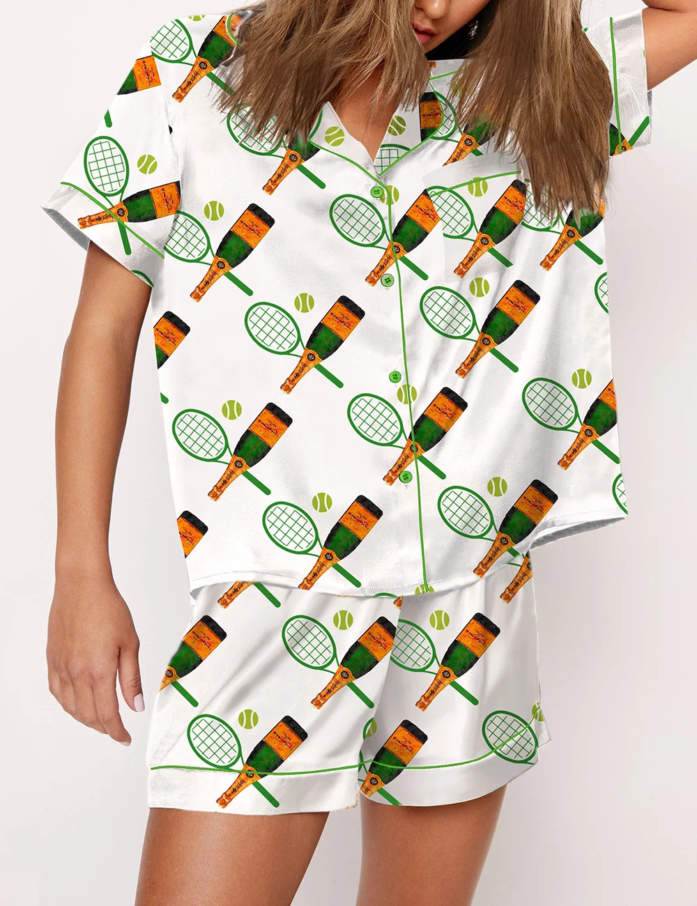 Bottles And Tennis Pajama Set