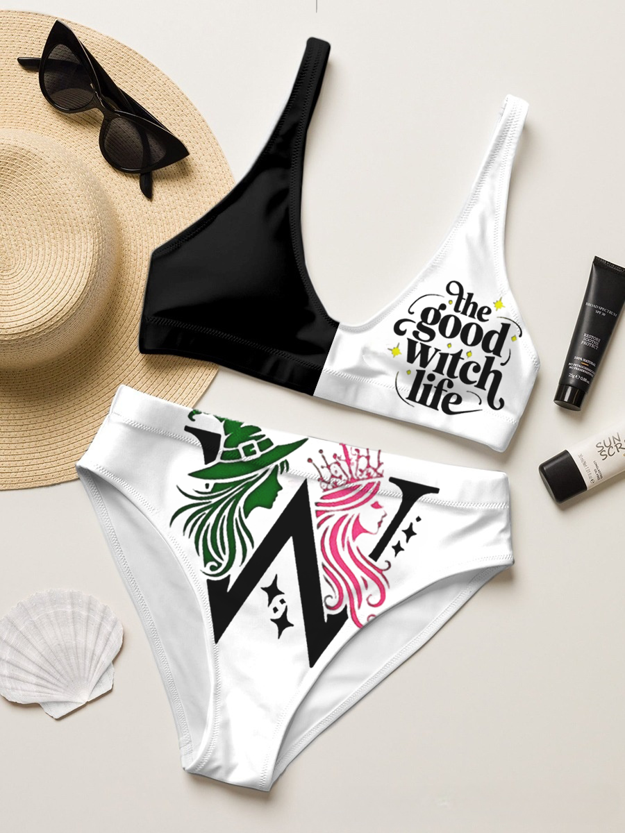The Good Witch Life Sexy Two-Piece Bikini Set Swimsuit 