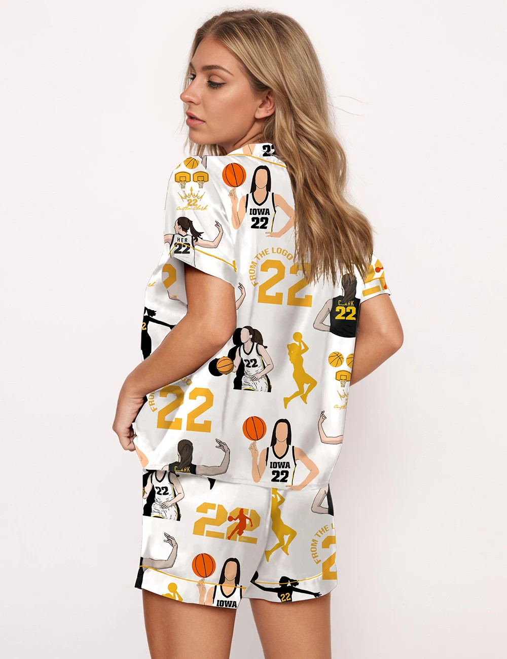 MVP Jersey Print Pajama Set
