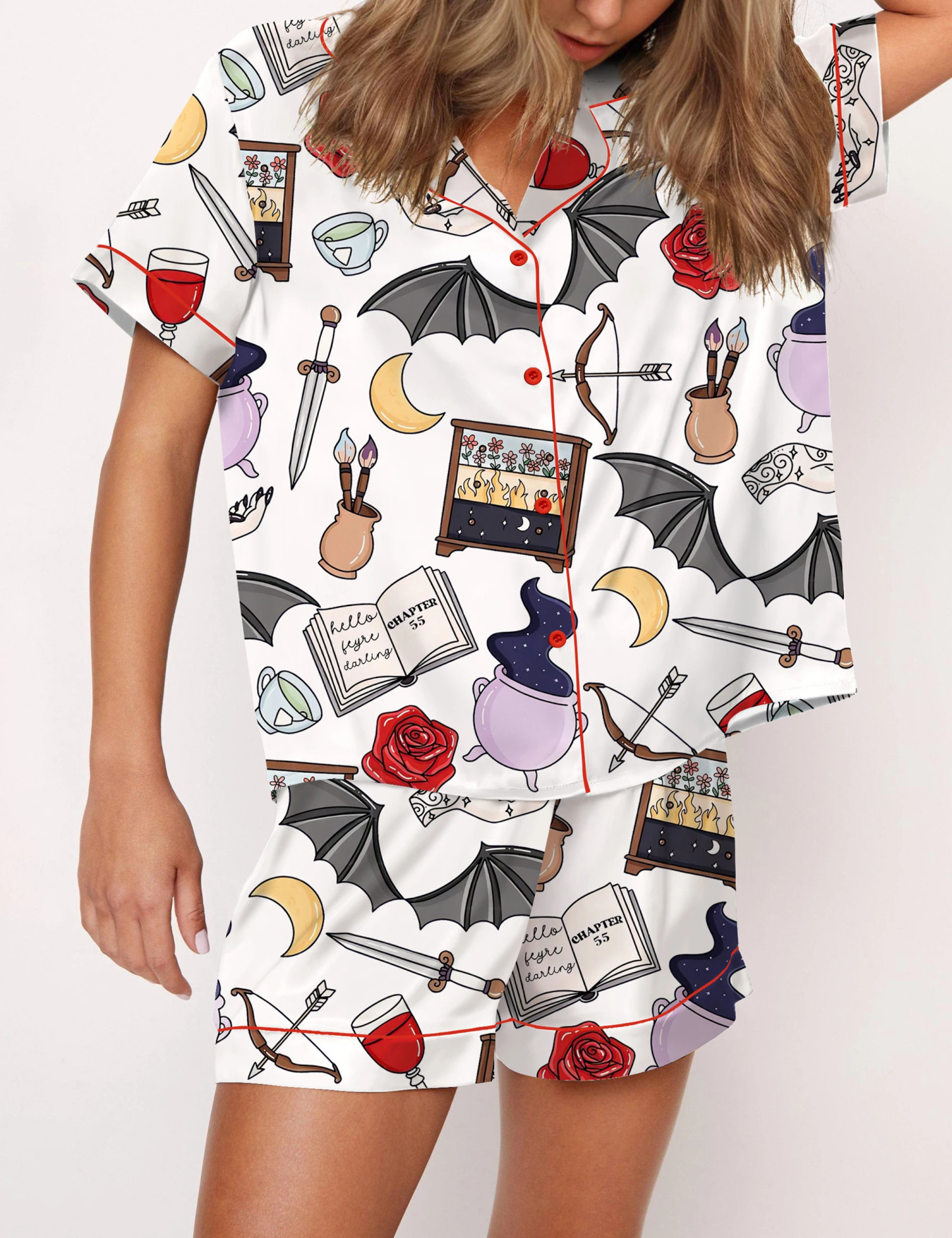 Acotar Satin Pajama Set For Women