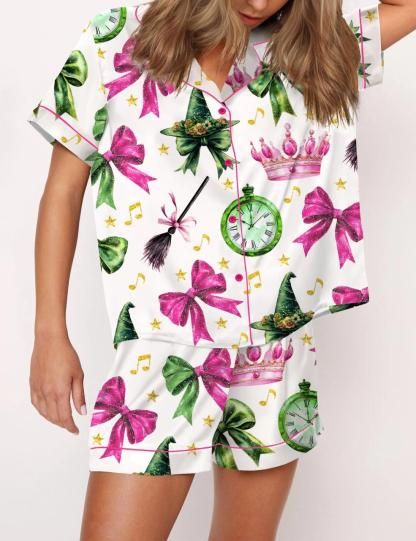 Coquette Wicked Satin Pajama Set For Women