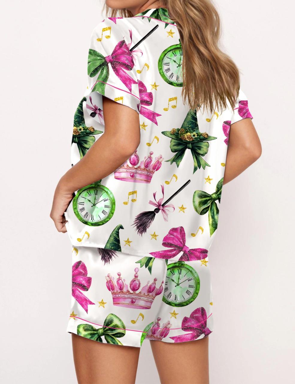 Coquette Wicked Satin Pajama Set For Women