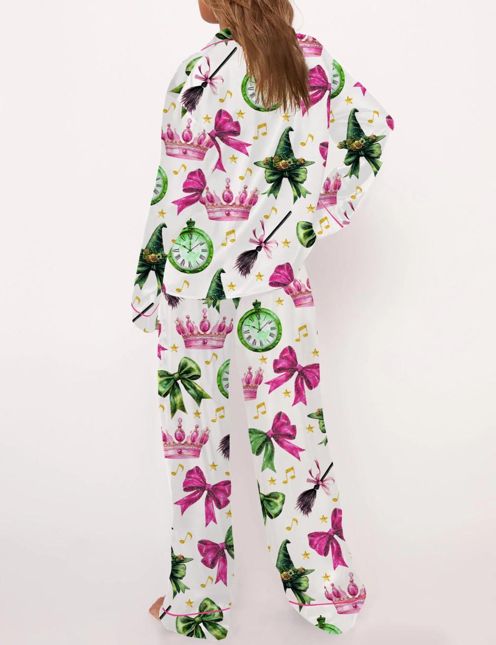 Coquette Wicked Satin Pajama Set For Women