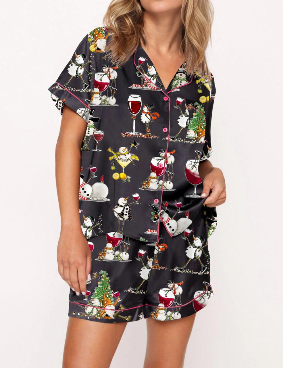 Winey Snowman Pajama Set