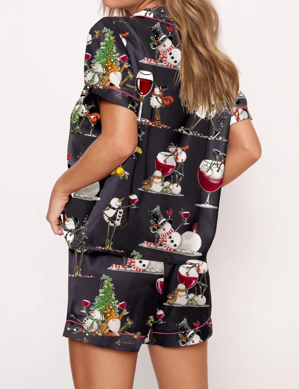 Winey Snowman Pajama Set