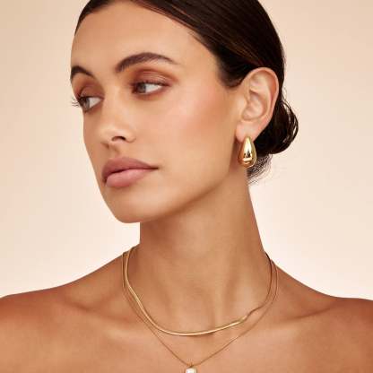 Chunky Teardrop Earrings