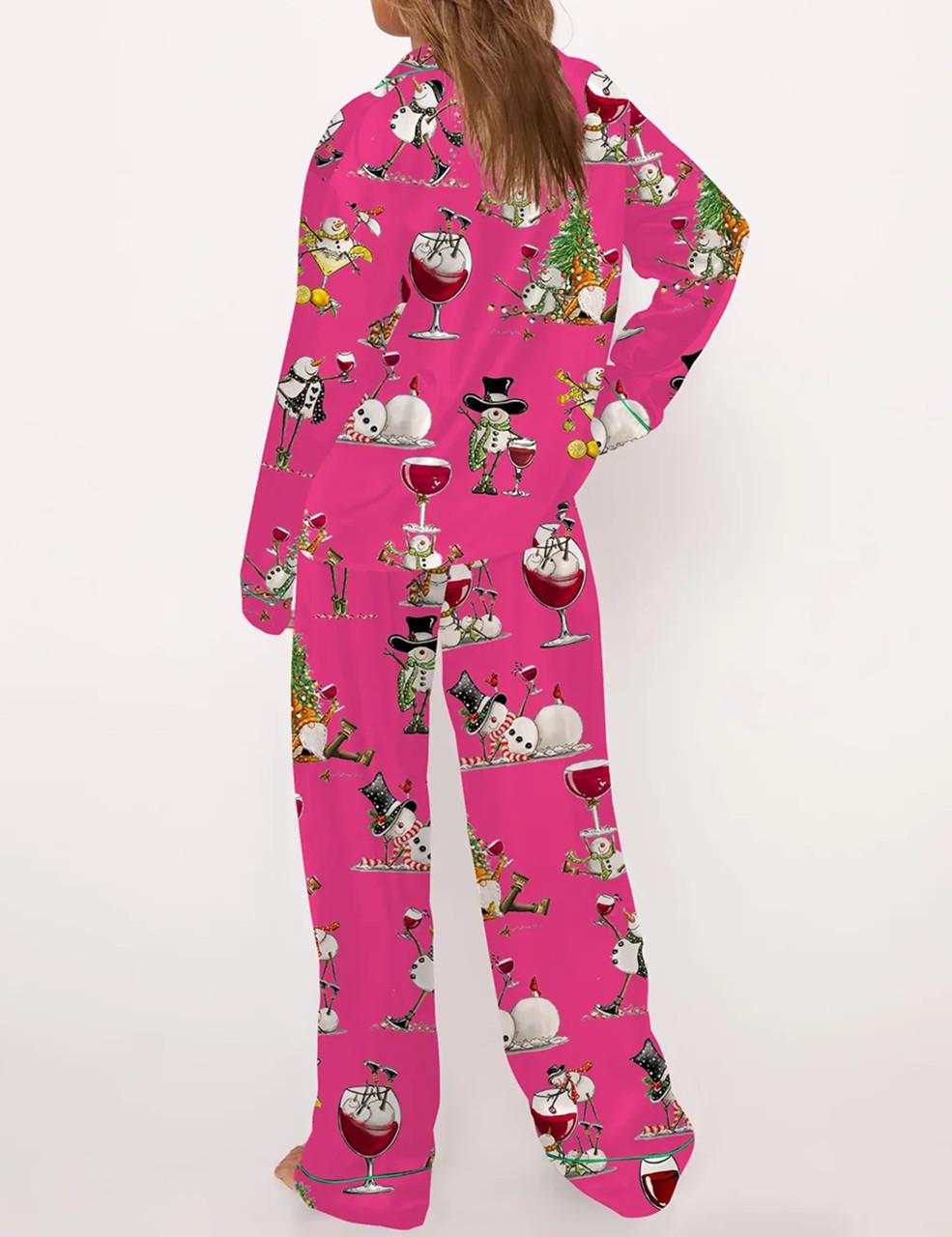 Winey Snowman Pajama Set