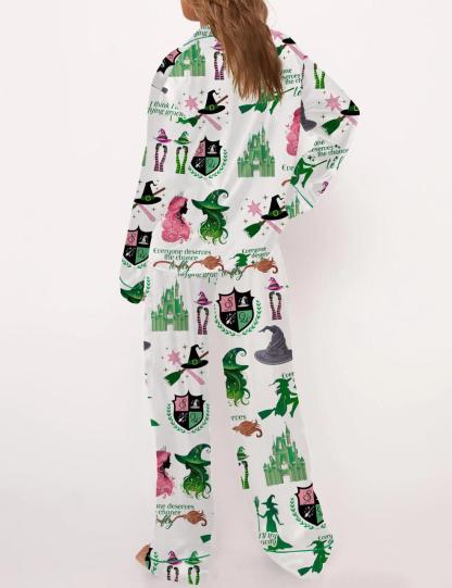 Wicked Musical Movie Satin Pajama Set For Women