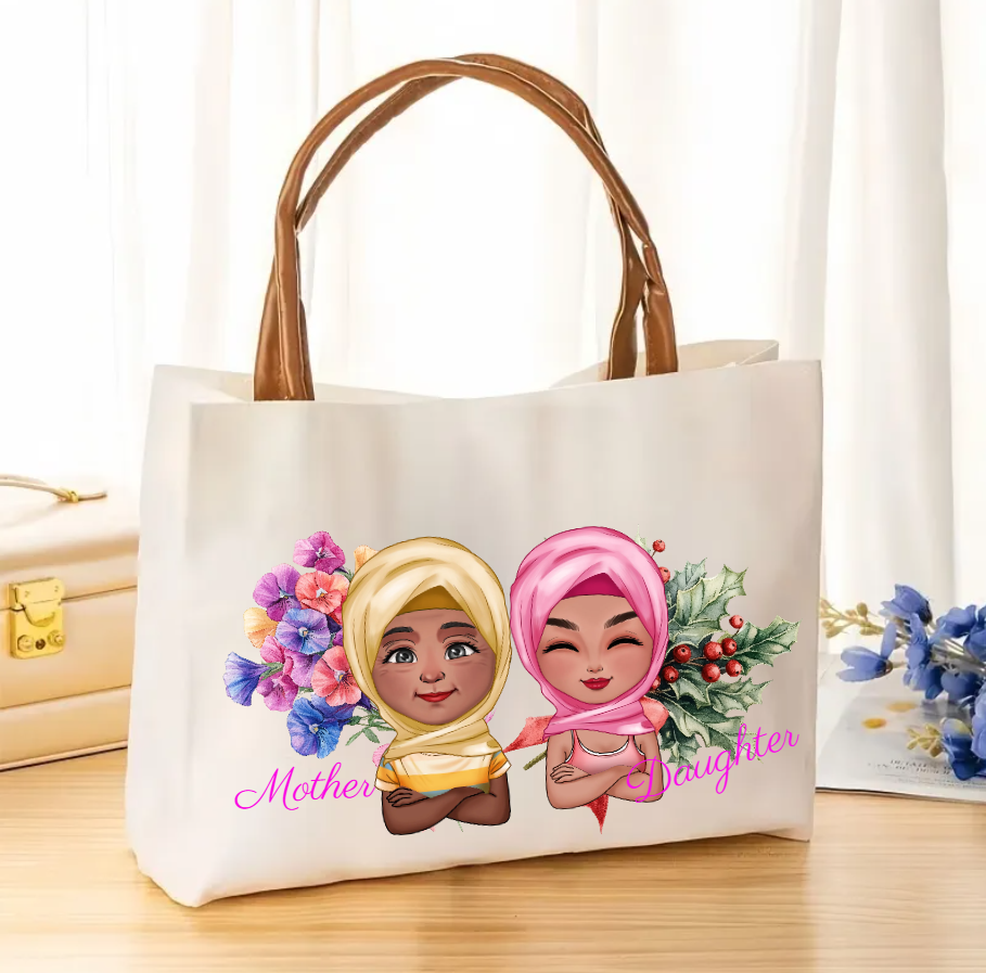 White canvas bag