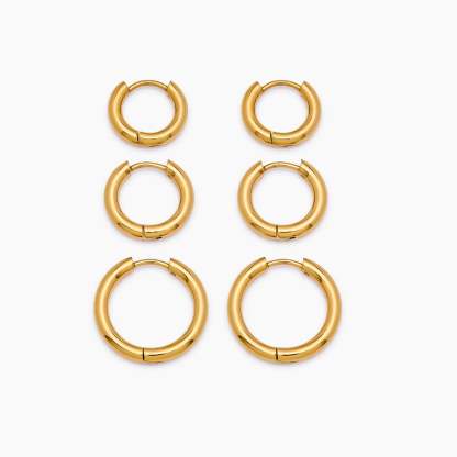 Essential Gold Hoop Set