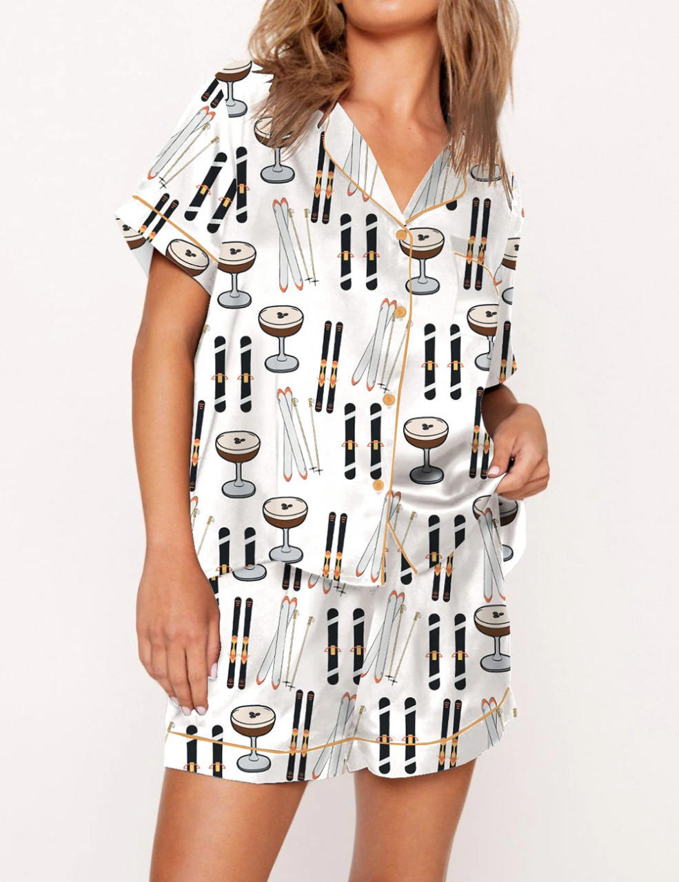 Apres Ski Espresso Martini Girls Pajama Set