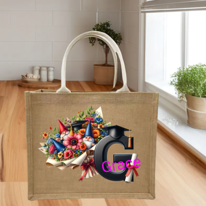 Hemp cloth handbag