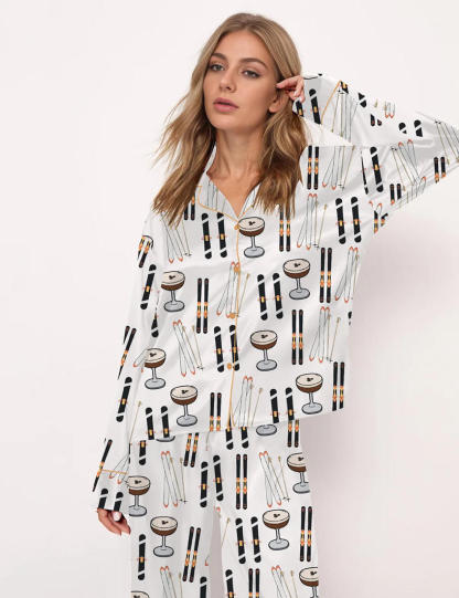 Apres Ski Espresso Martini Girls Pajama Set