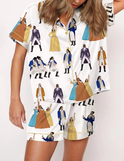 Hamilton Satin Pajama Set For Women