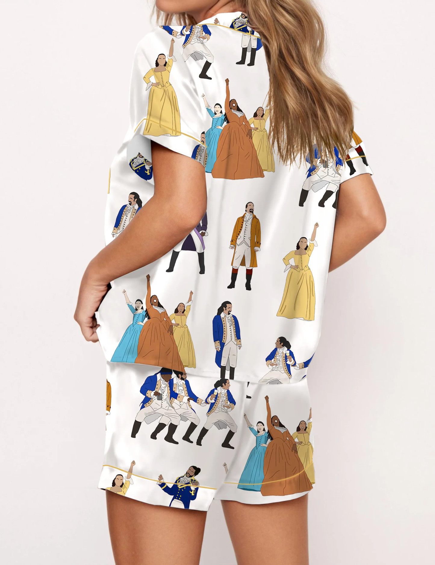 Hamilton Satin Pajama Set For Women