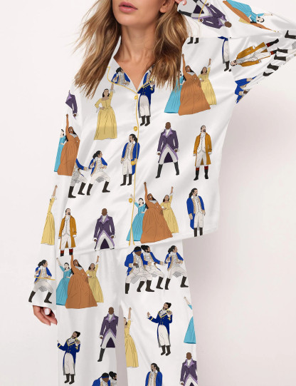 Hamilton Satin Pajama Set For Women