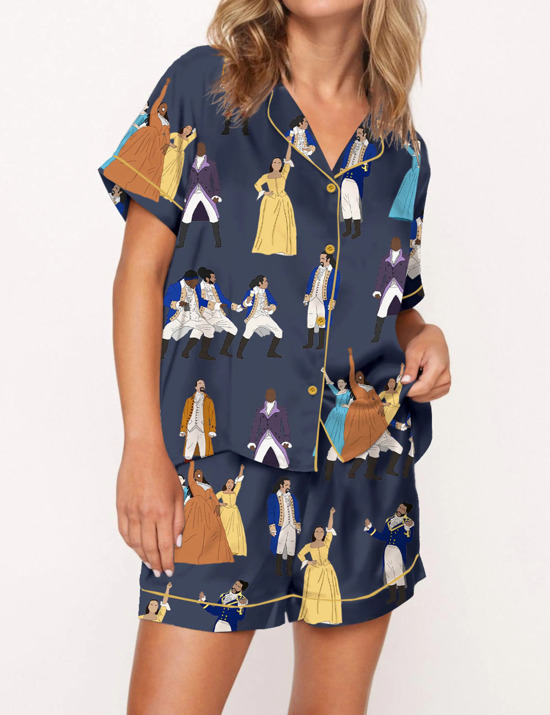 Hamilton Satin Pajama Set For Women