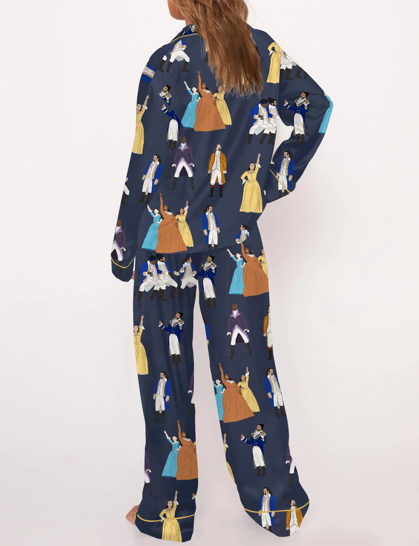 Hamilton Satin Pajama Set For Women