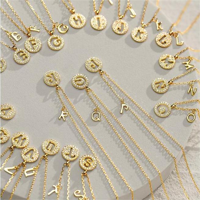Choose You Initial Letter Necklace