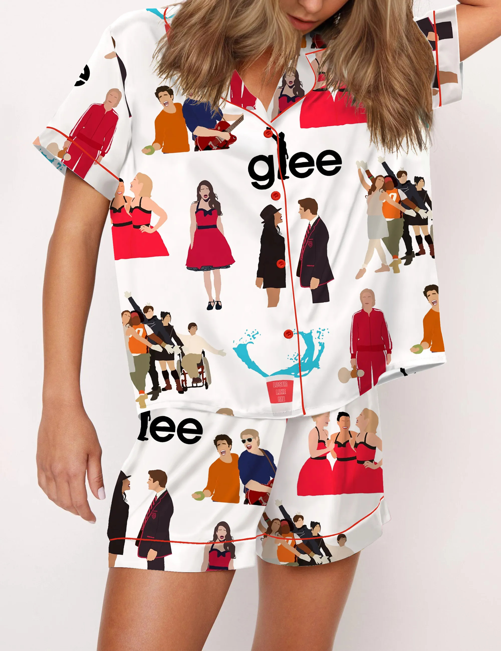 Musical TV Show Silky Satin Pajama Set For Women