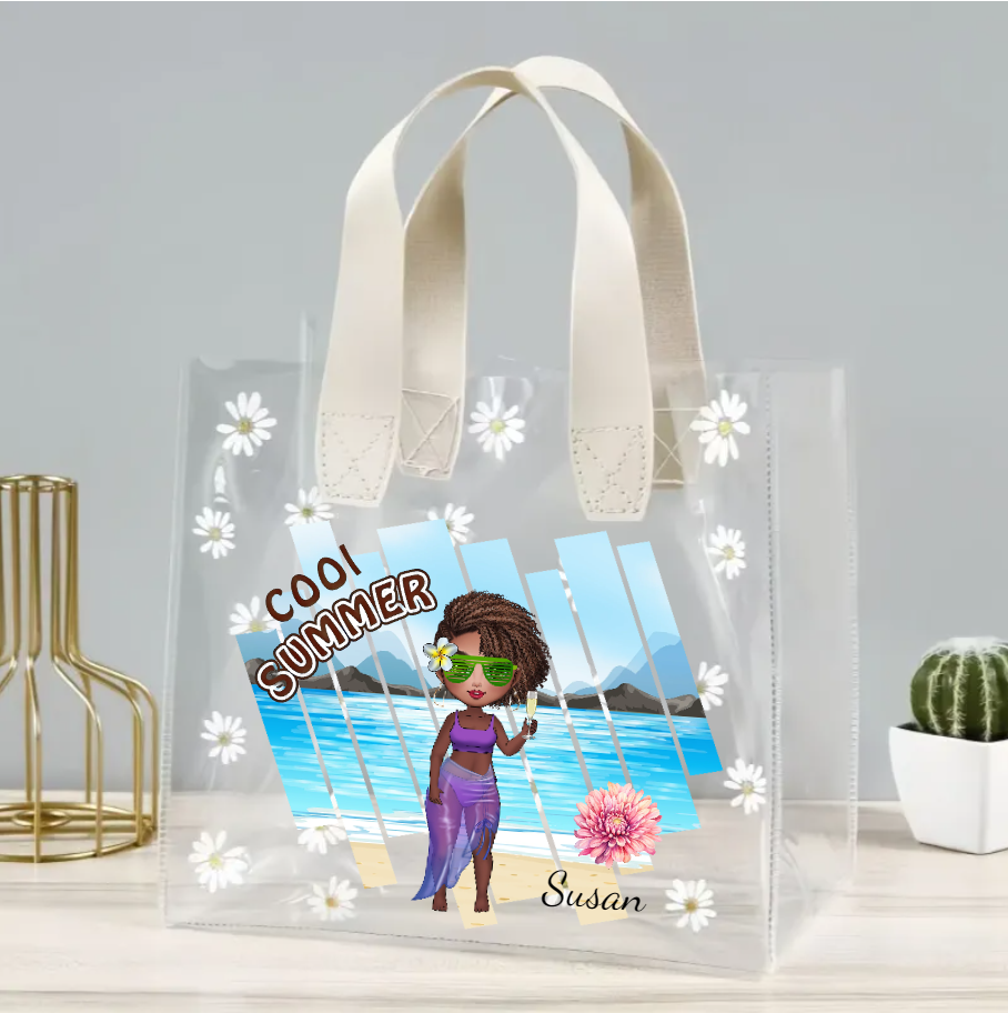 Daisy Transparent Handbag