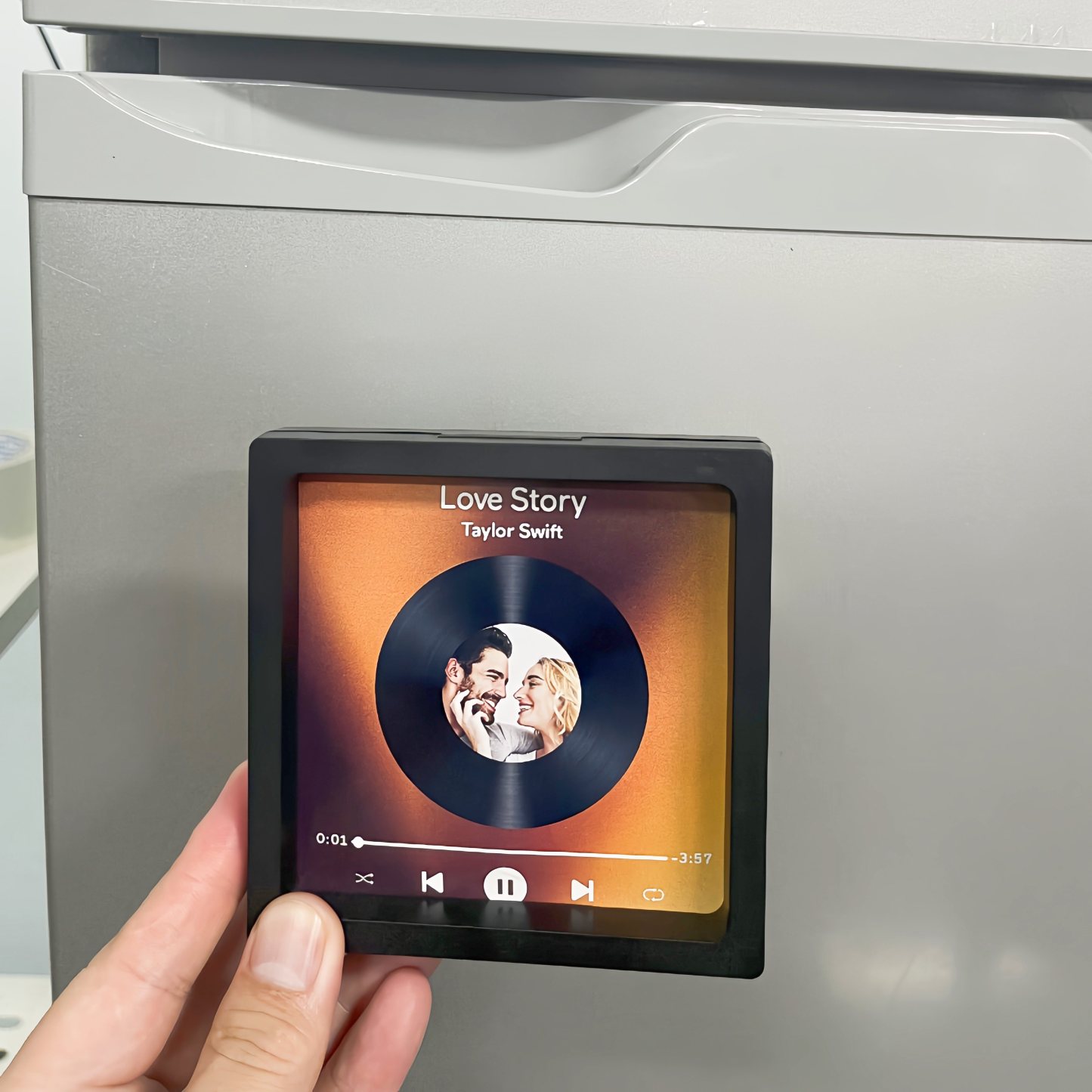Customized Music Fridge Magnet Personalized Photo Fridge Magnet Can Play Songs and Adjust Volume