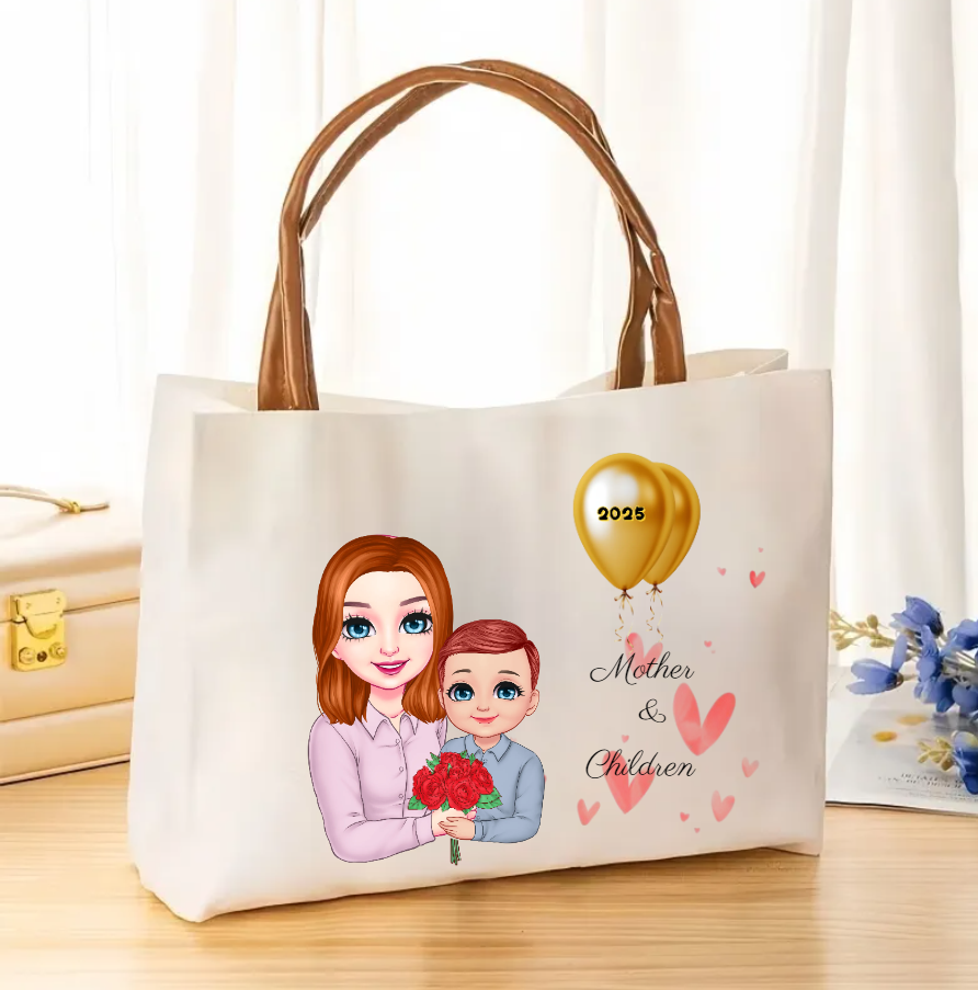 White canvas bag