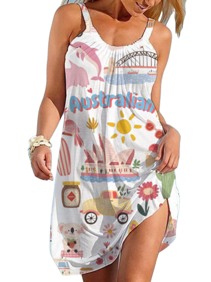 Australian Travel Strap Beach Dress