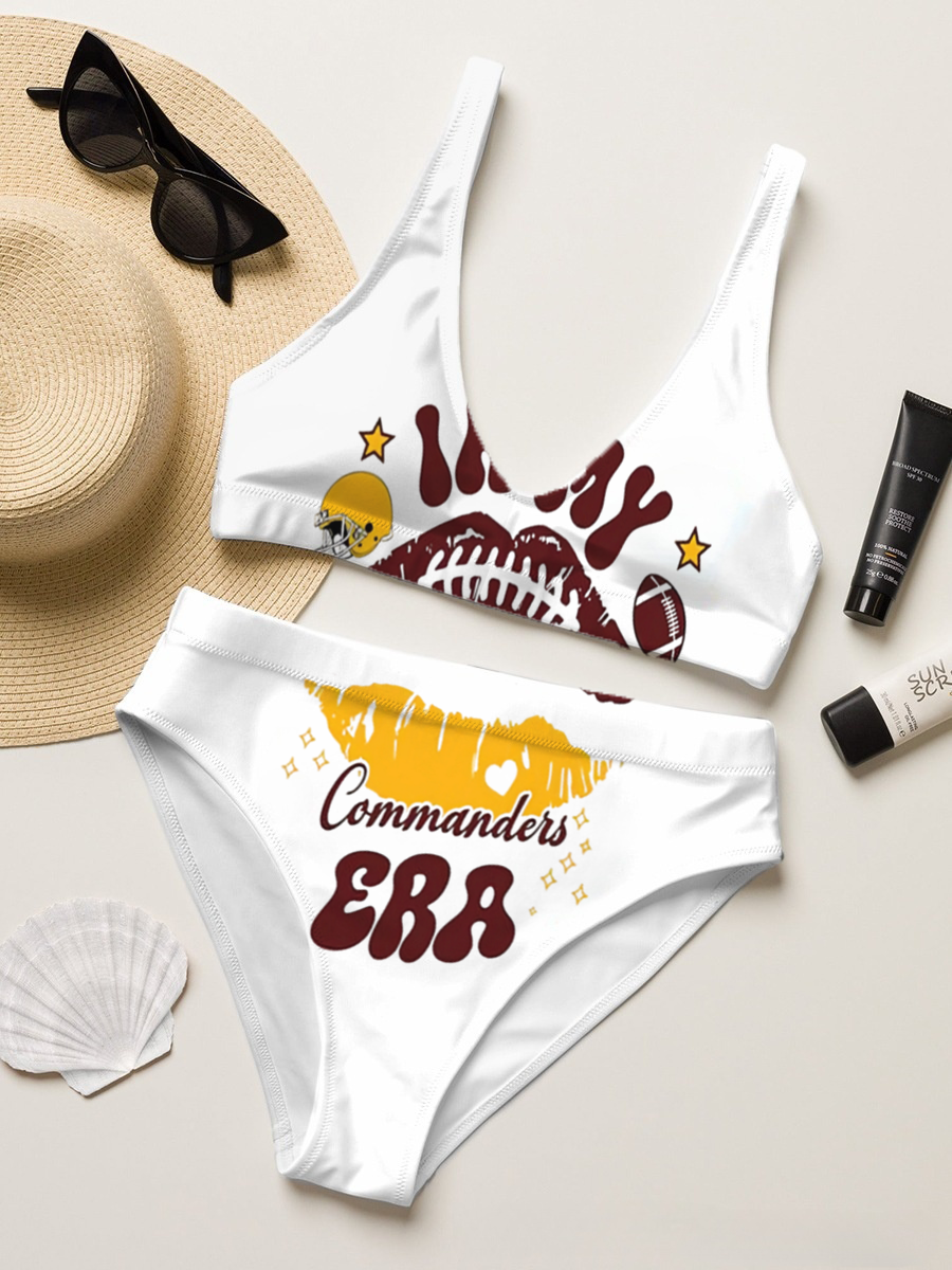 Commanders Era Sexy Two-Piece Bikini Set Swimsuit 
