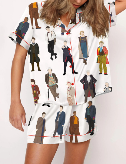 Dr Who Silky Satin Pajama Set For Women