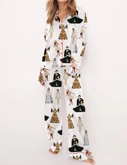 Christine The Phantom Of The Opera Silky Satin Pajama Set For Women