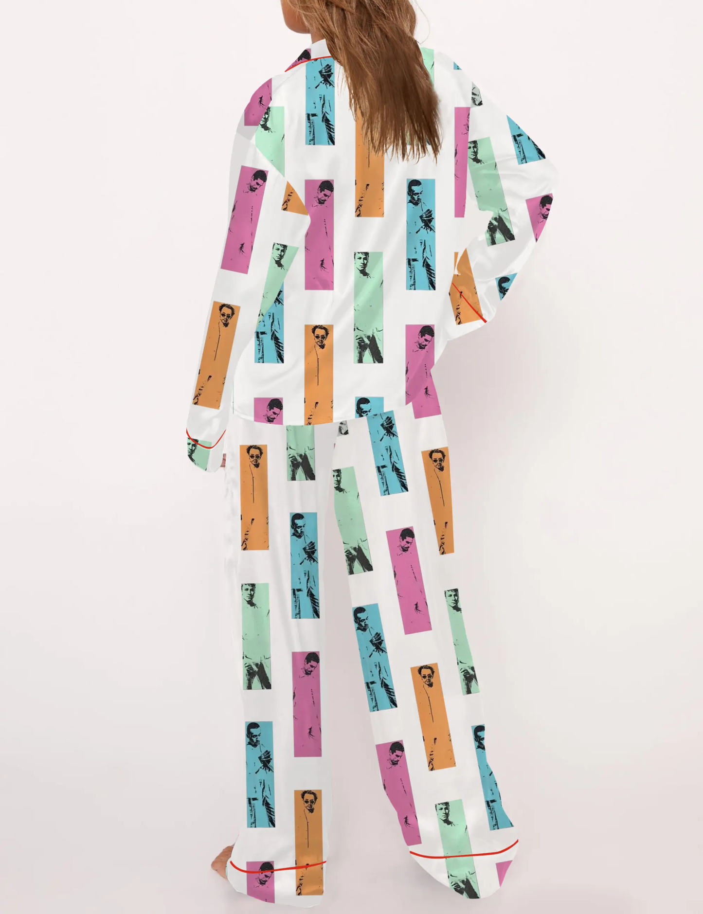 Backstreet Boy Silky Satin Pajama Set For Women