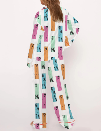 Backstreet Boy Silky Satin Pajama Set For Women