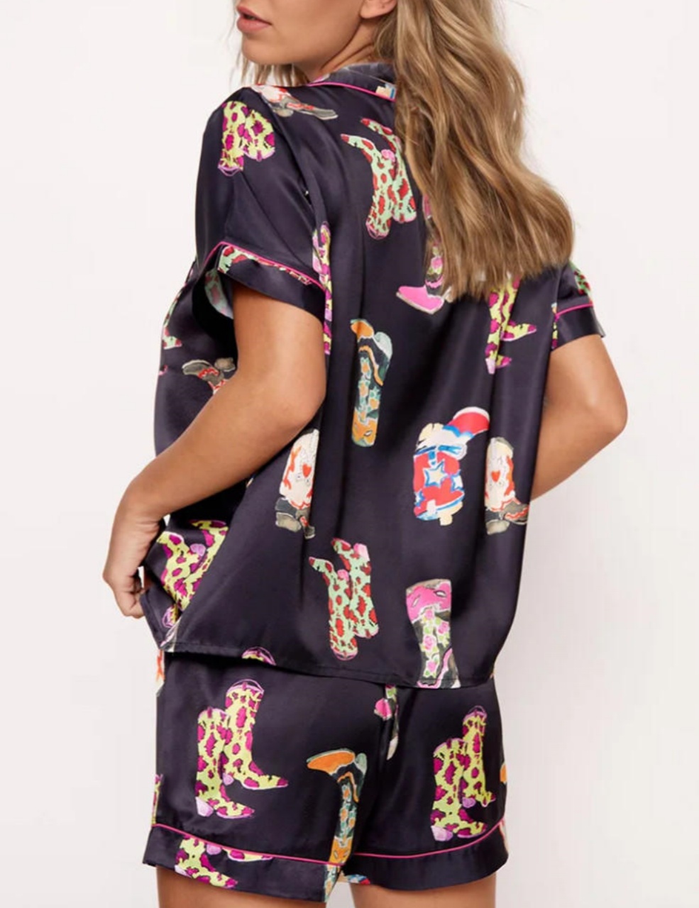 Western Cowgirl Style Pajama Set