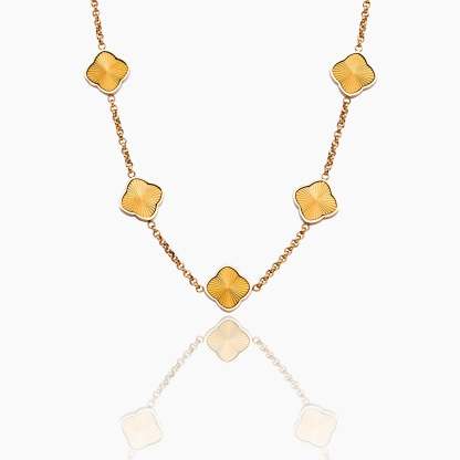 Sunburst Clover Necklace