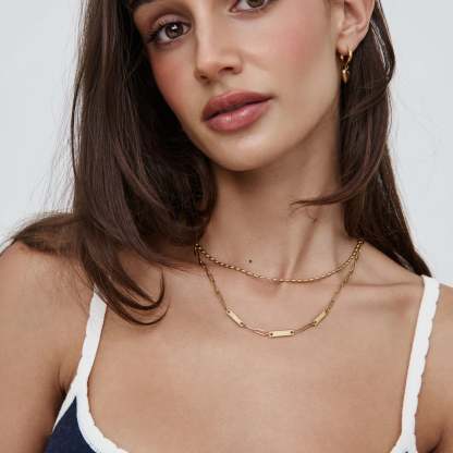 Paperclip Multi-Name Necklace