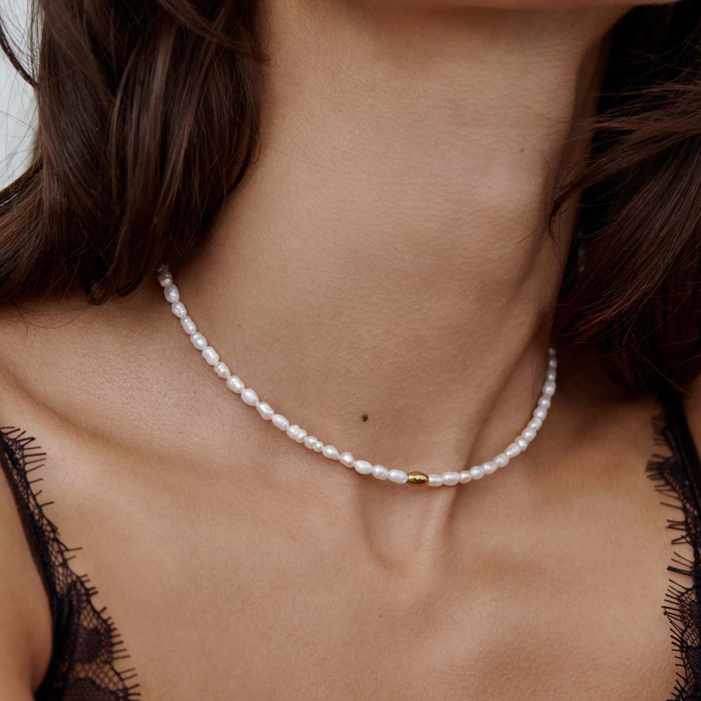 Essential Pearl Choker Necklace