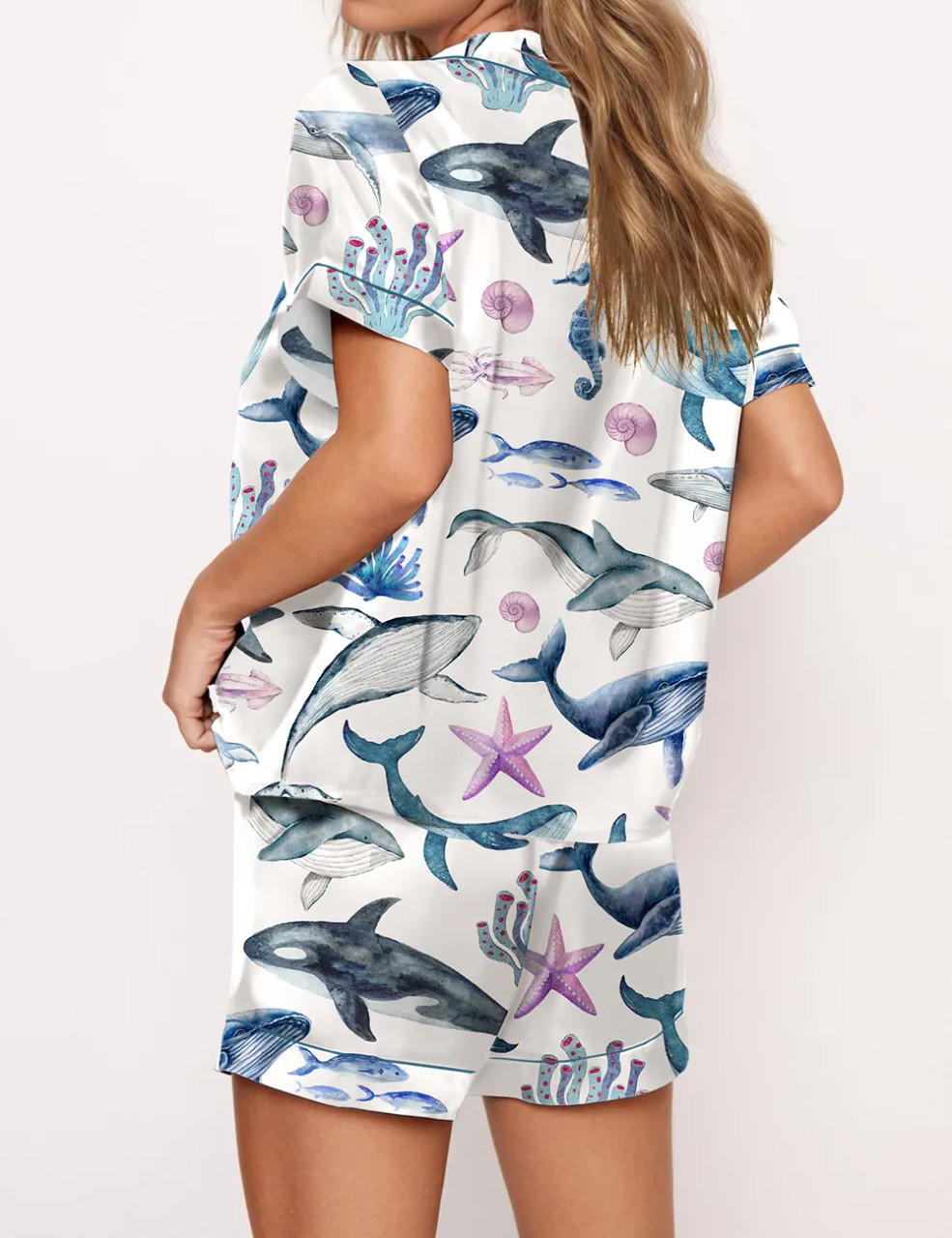 Whales Ocean Conservation Themed Pajama Set