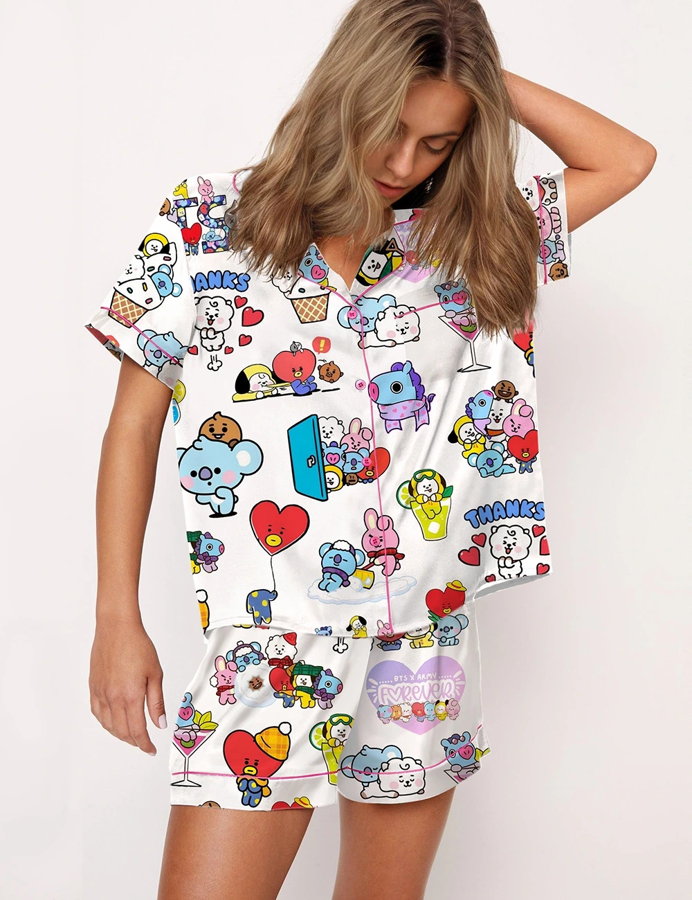 The Bangtan Boys Cute Pajama Set