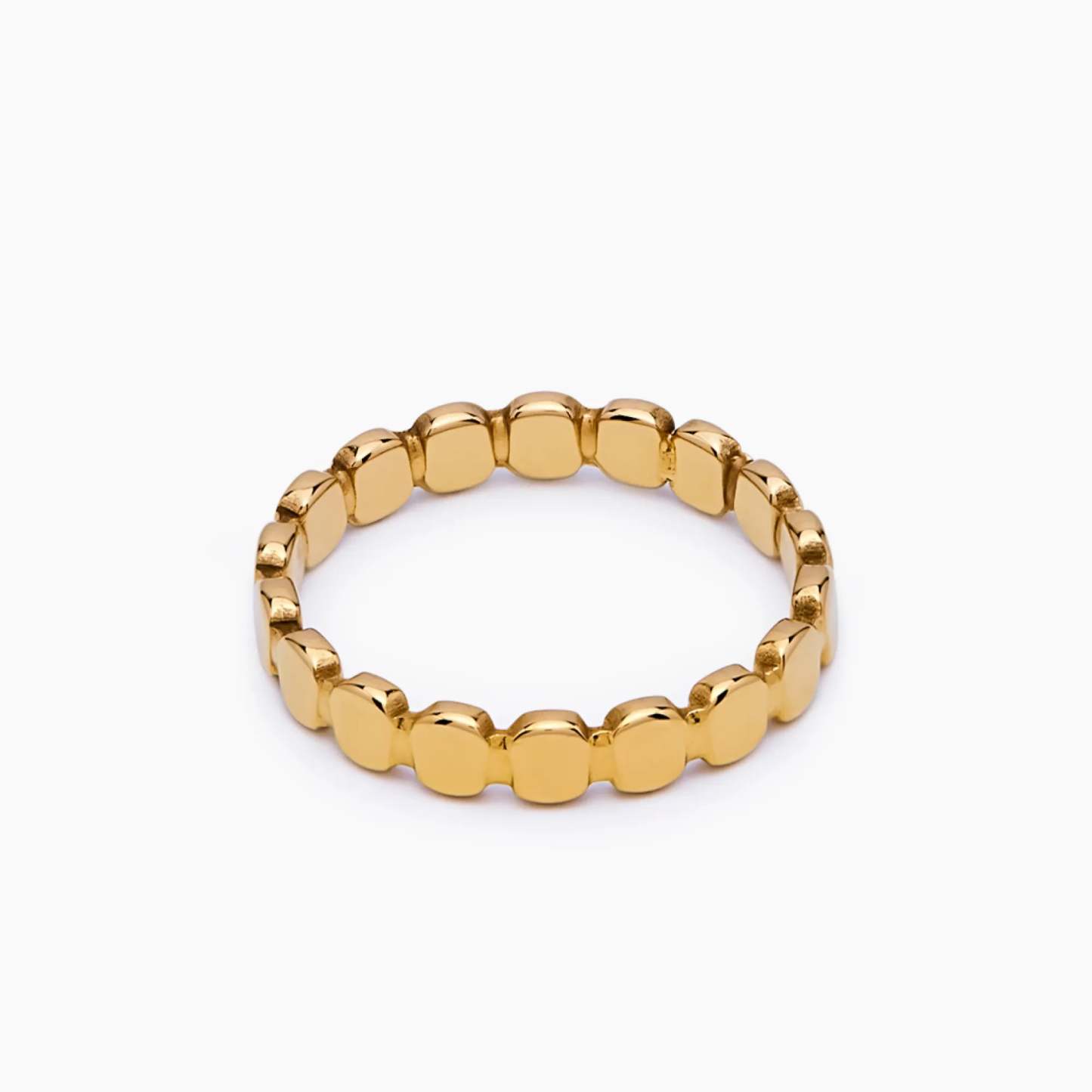 Golden Beaded Ring