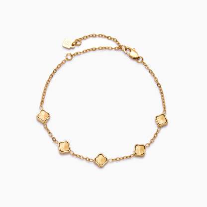 Mini Sunburst Clover Bracelet