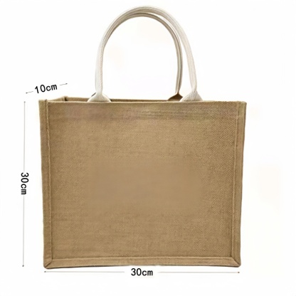 Hemp cloth handbag